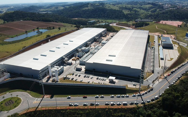 Vista aérea do datacenter de Vinhedo-SP